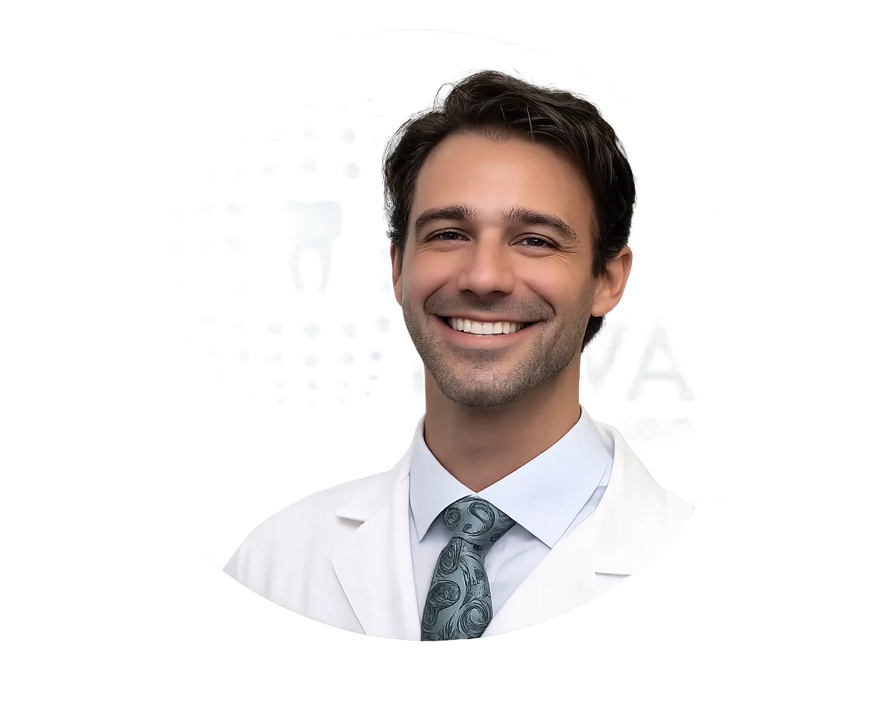 Smiling dentist