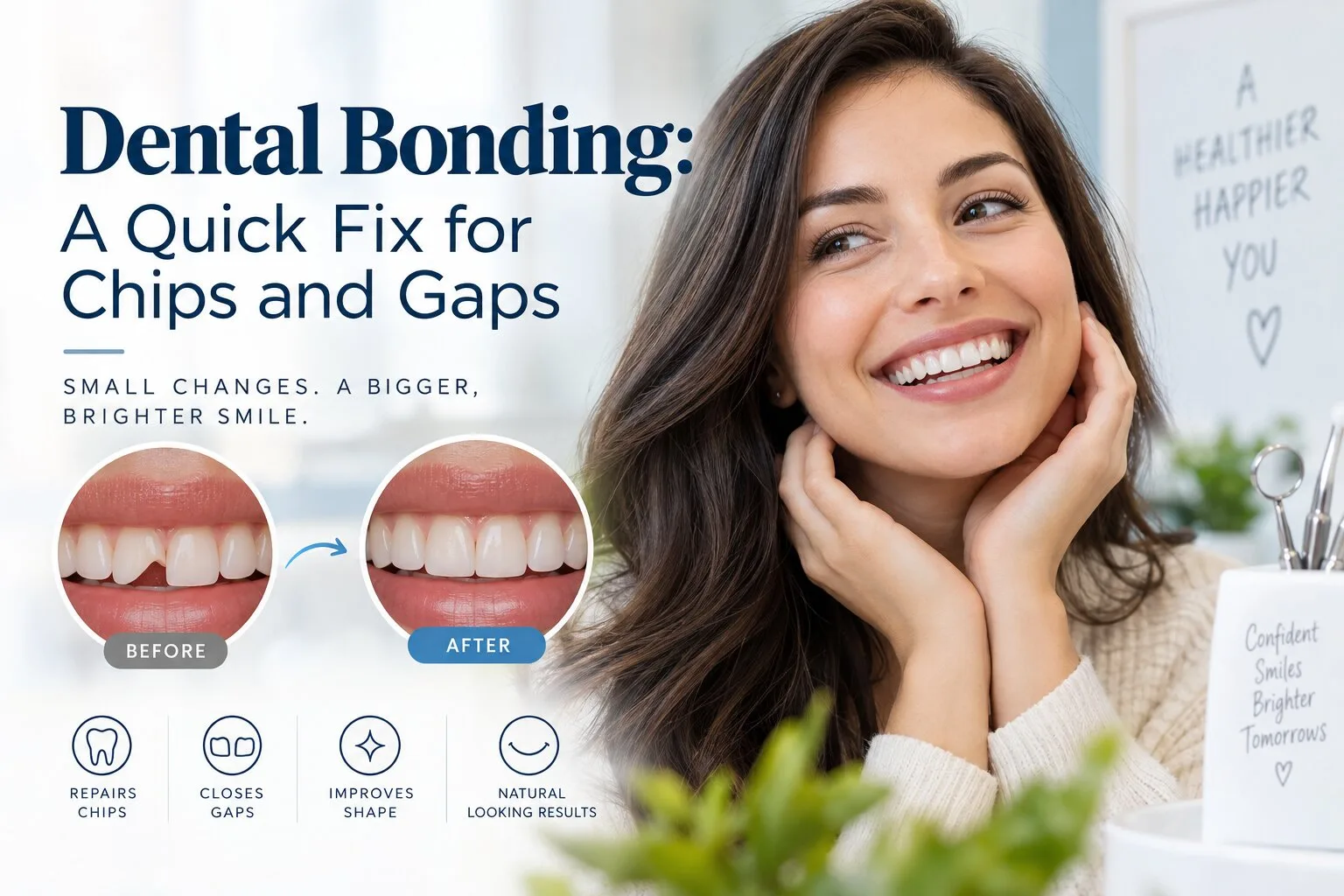 Dental Bonding: A Quick Fix for Chips and Gaps