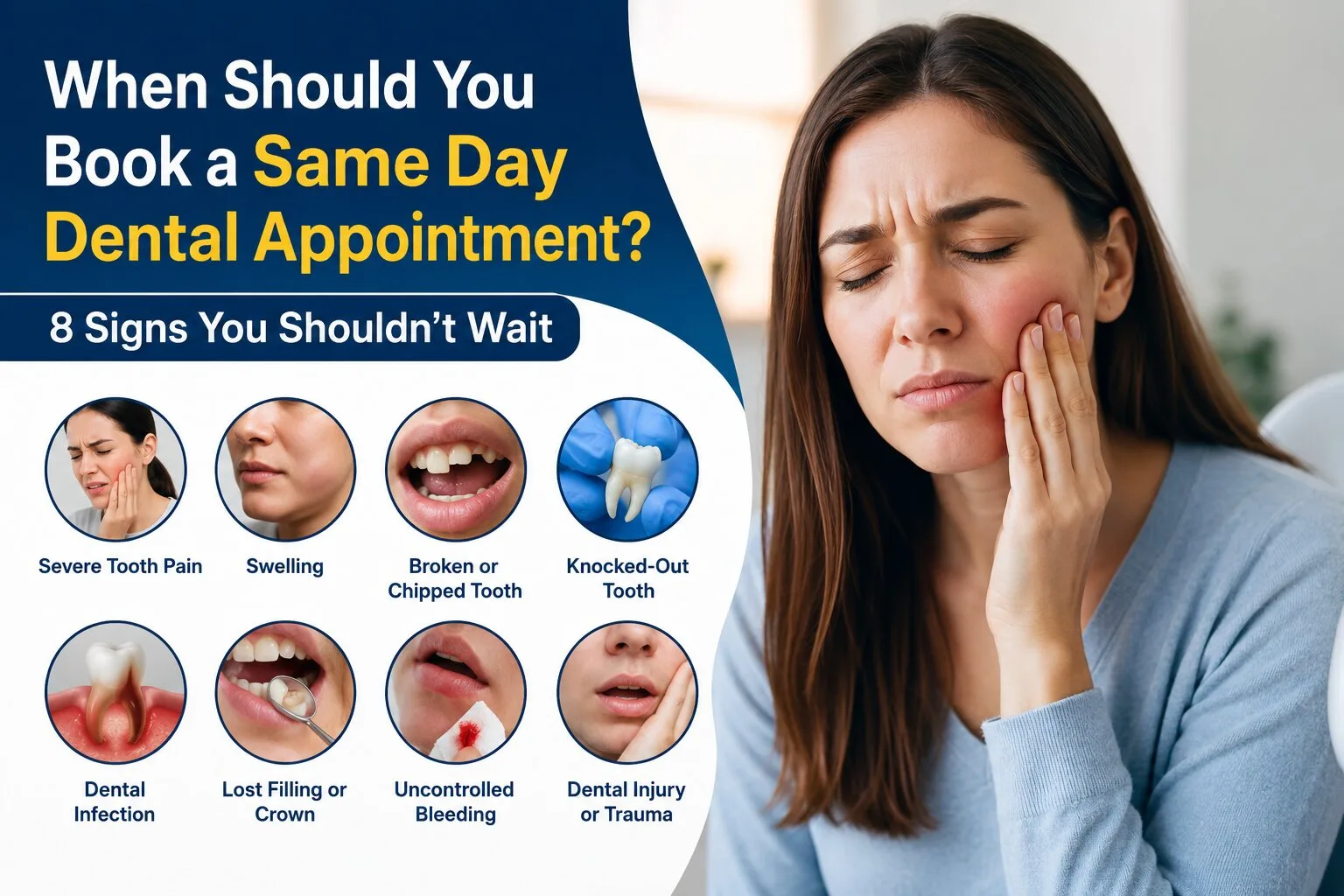 When Should You Book a Same-Day Dental Appointment? 8 Signs You Shouldn't Wait